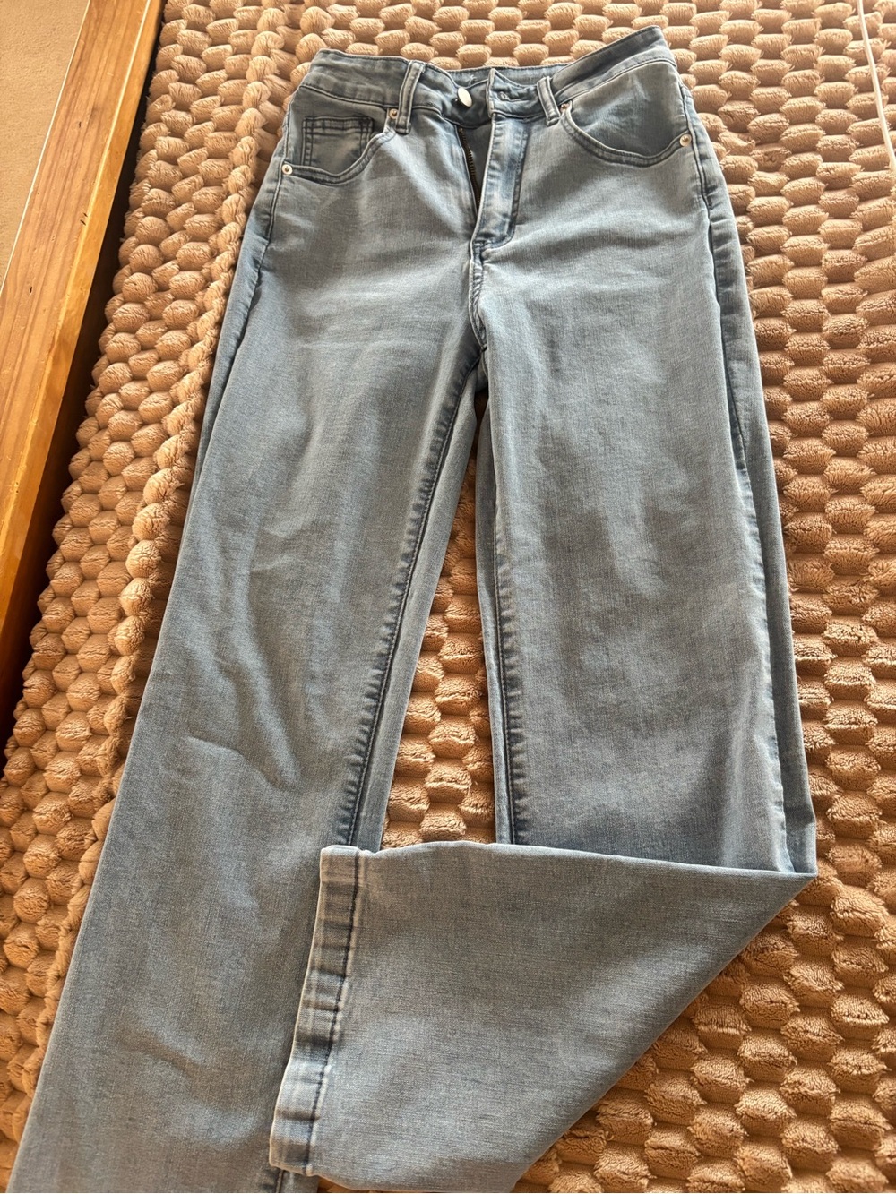No Boundaries Light Blue Straight Leg Jeans